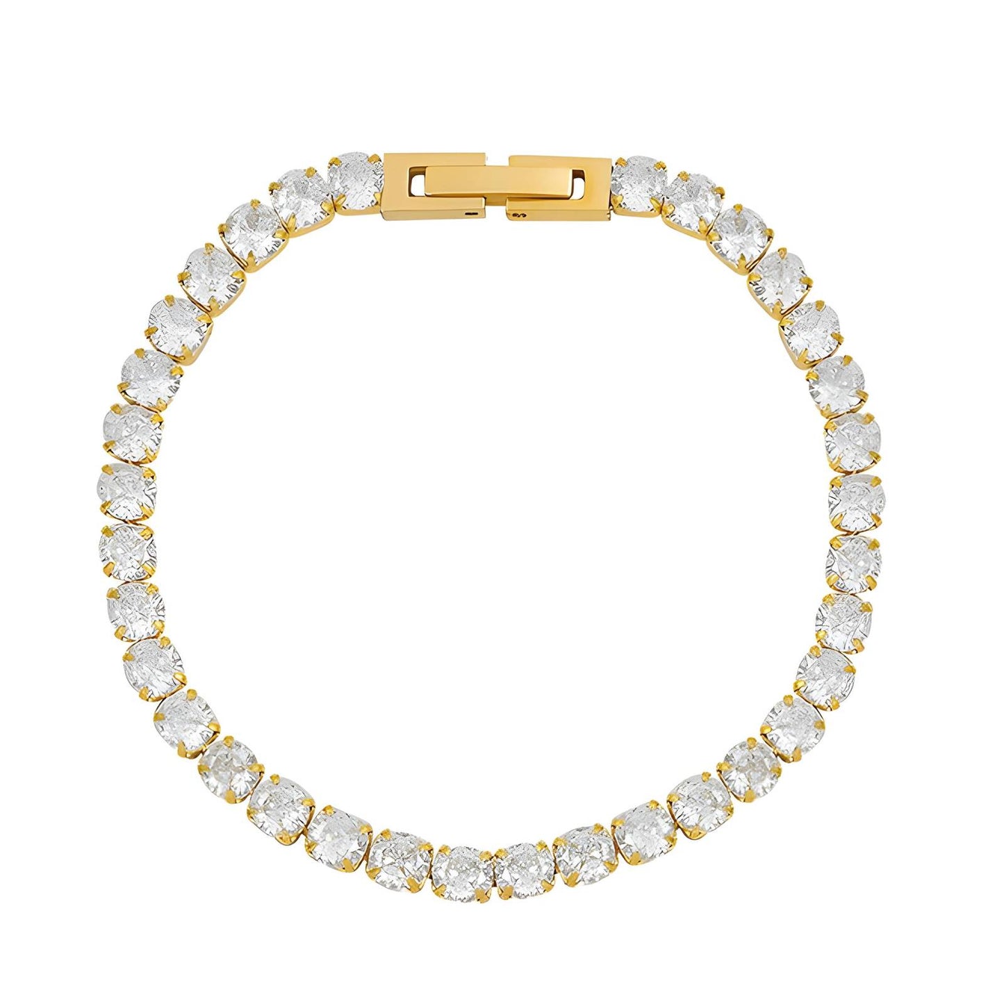 GOLD TENNIS BRACELET