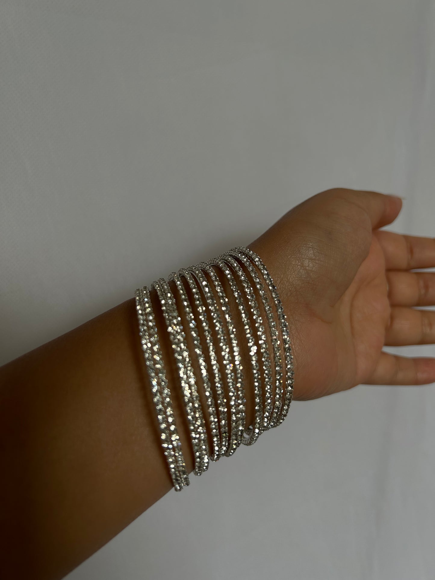 SILVER BANGLES